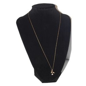 Vintage 14k Gold Rosebud Flower PPC Necklace